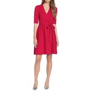 Eliza J Red Sweater Dress